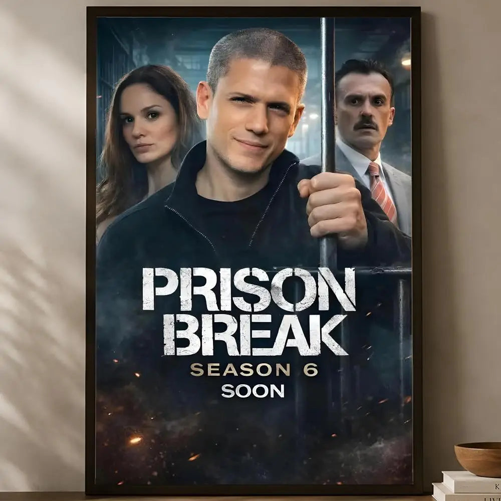 Prison Break HD Self-Stick PVC Wall Poster | Waterproof Decor