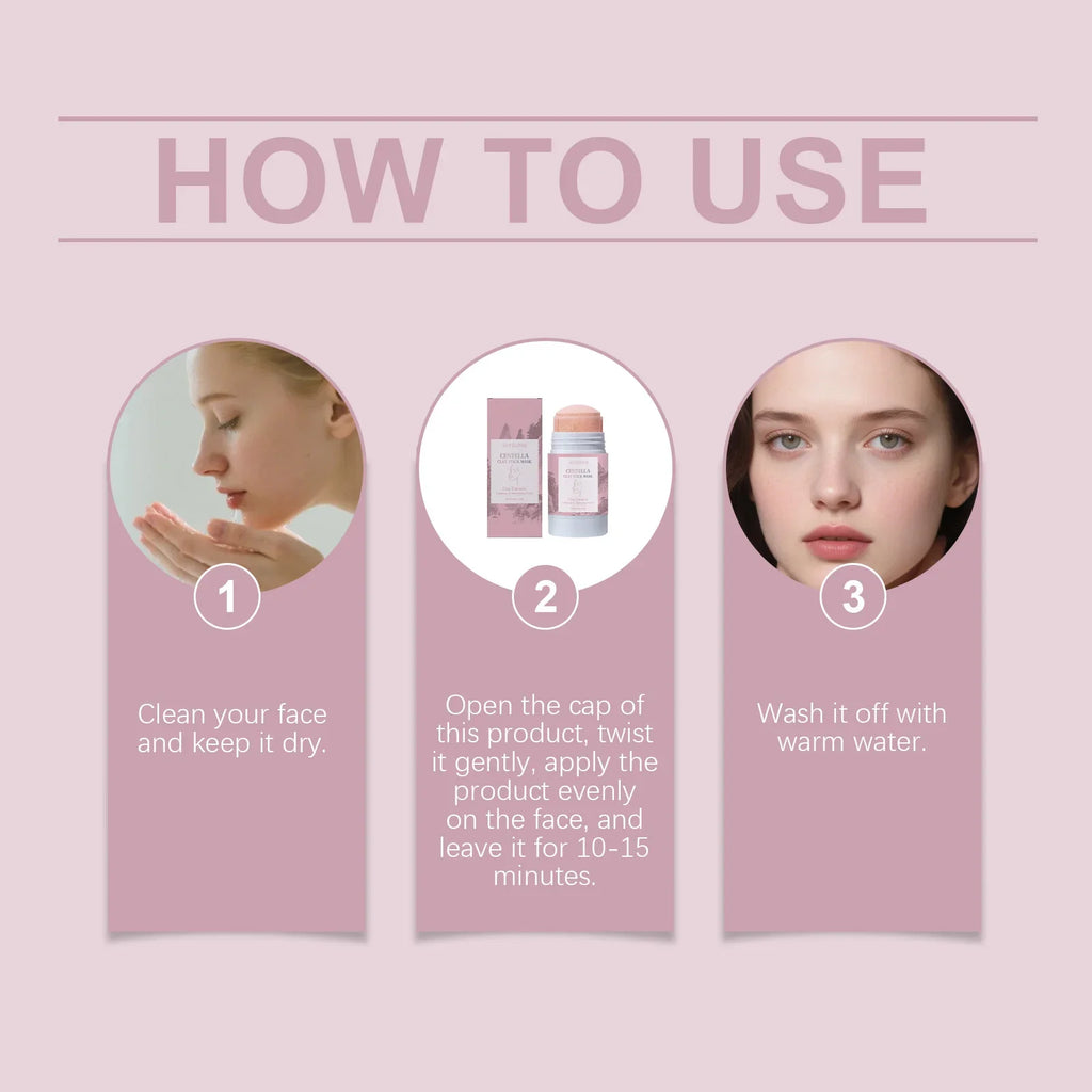 Centella Asiatica Clay Mask Stick – Pore Cleansing & Moisturizing