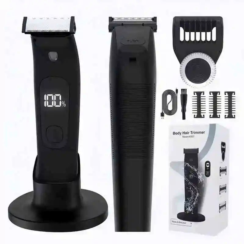 Men's Waterproof LED Electric Body Trimmer | Ceramic Blade