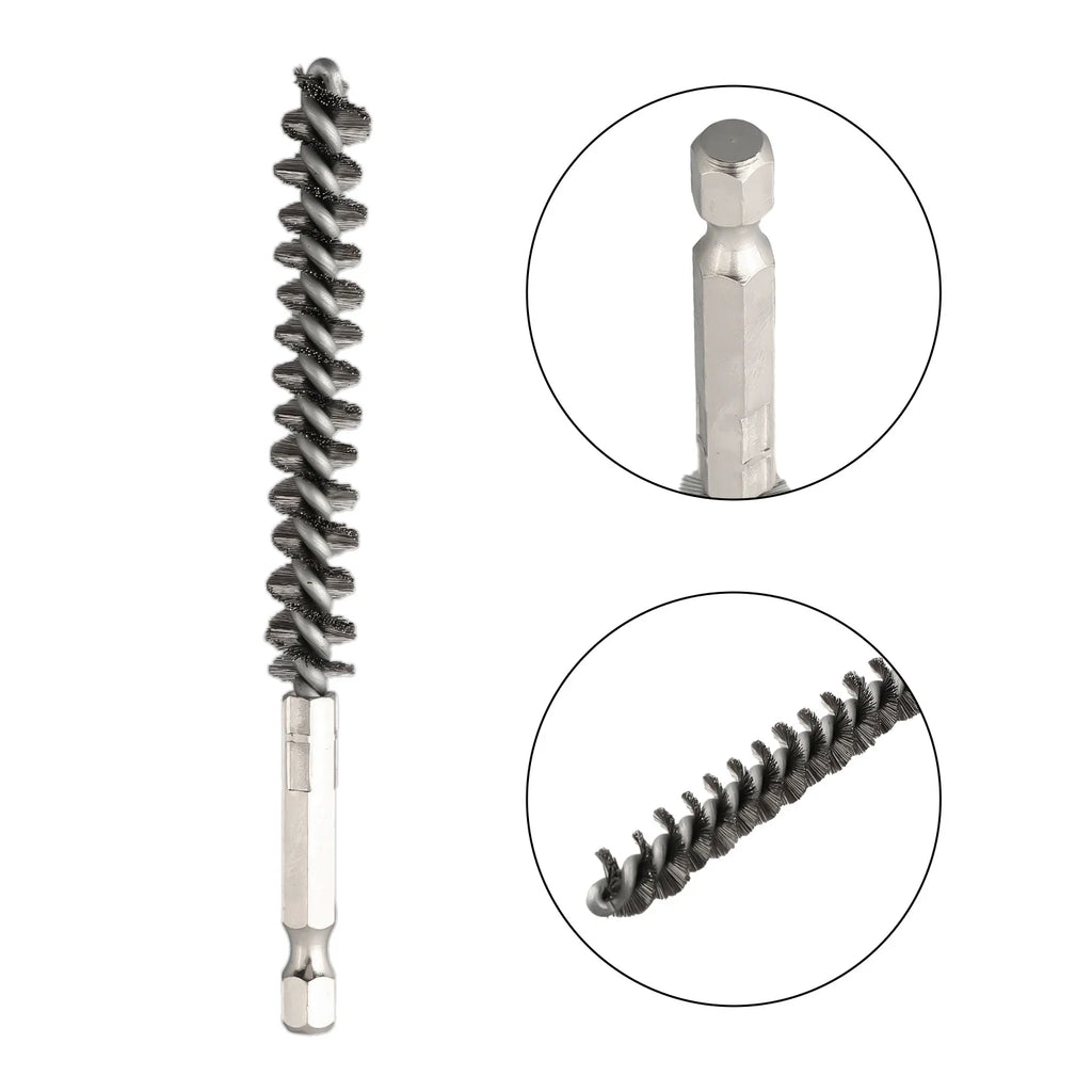 8- Wire Tube Machinery Cleaning Brush Rust Cleaner Washing Polishing