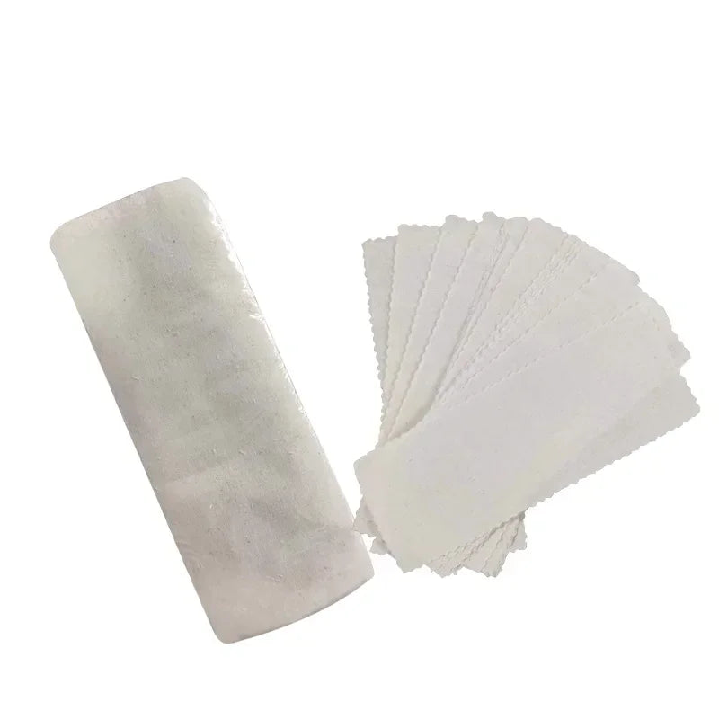 100-Pc Beeswax Wax Strips – Leg, Armpit & Body Hair Removal Kit