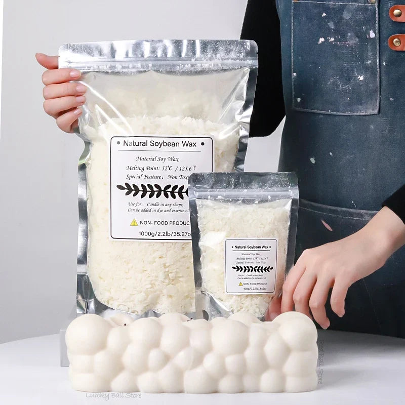 Natural Soy Wax DIY Candle Making Supplies – 100g to 1000g