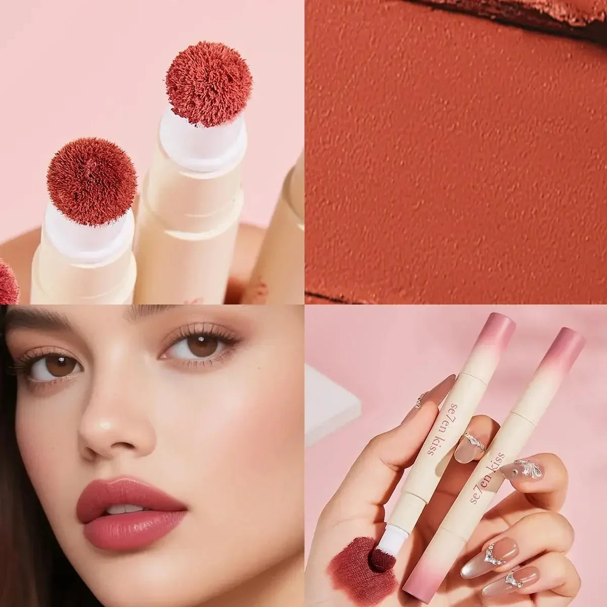 Se7en Kiss Velvet Matte Air Cushion Lip Cream – Waterproof
