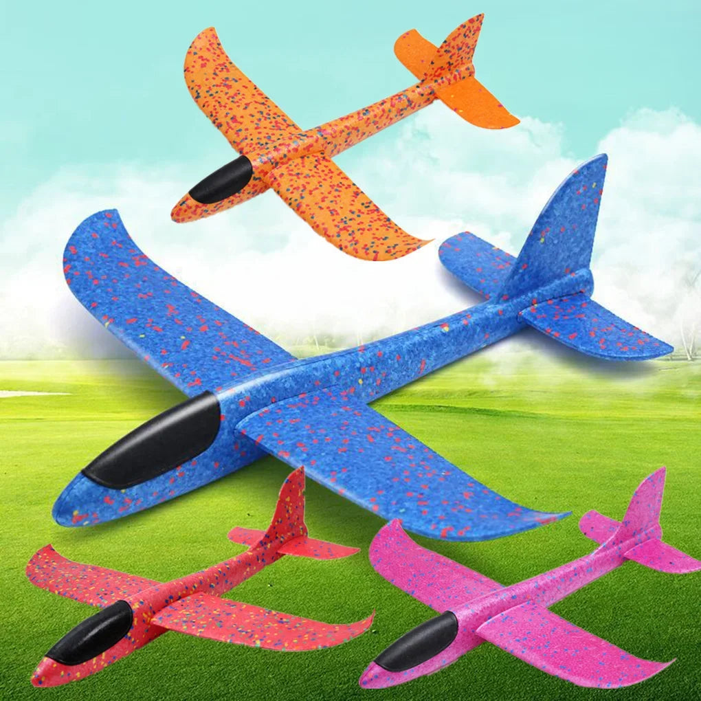 35cm Foam Hand Launch Glider Airplane Toy for Kids | Outdoor Fun