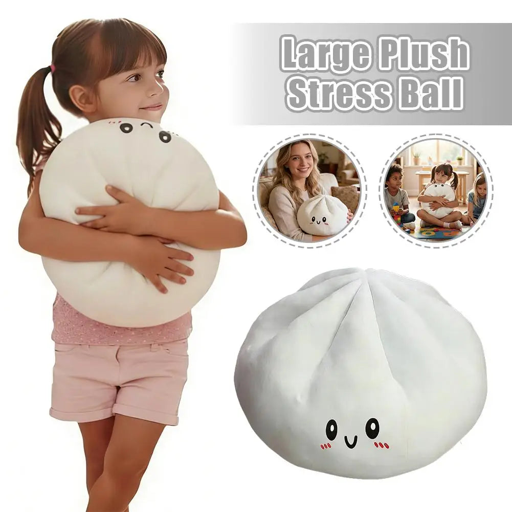 Giant Steamed Bun Squishy Stress Ball Fidget Sensory Toy 26cm