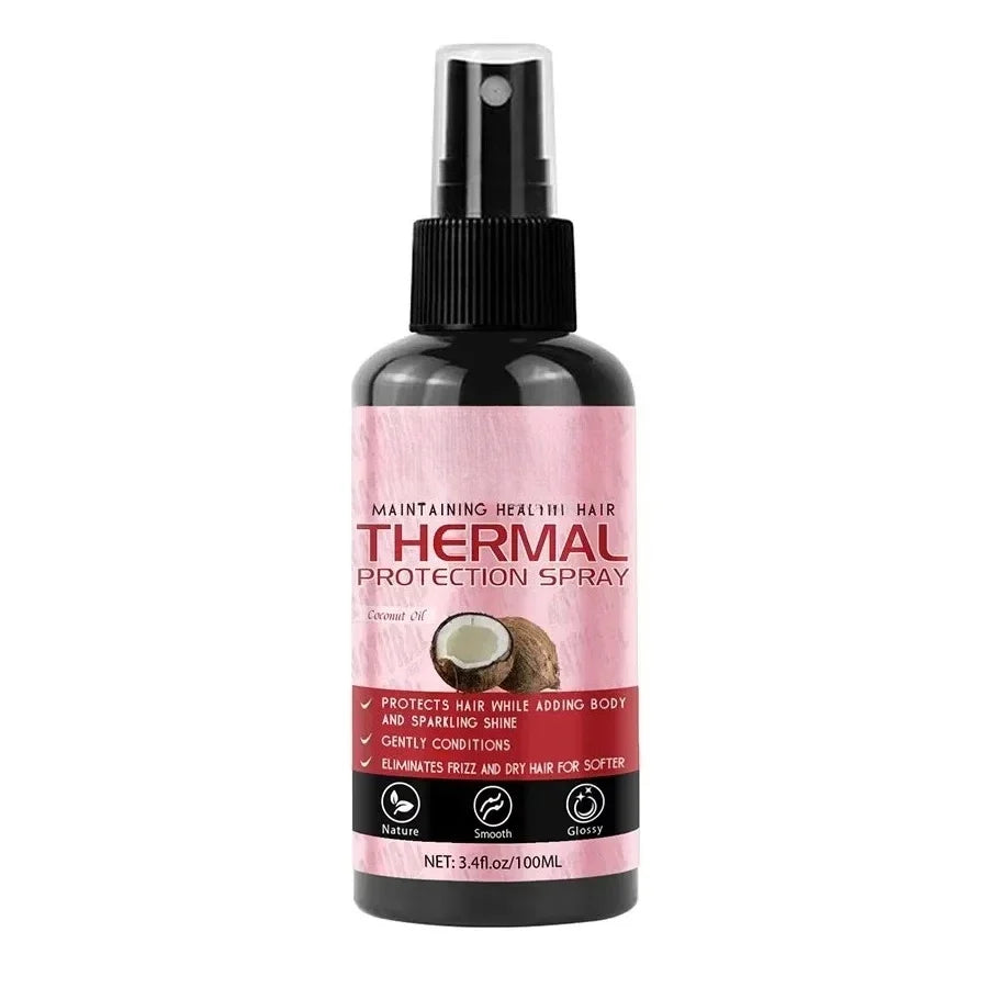 Heat Protectant Spray with Coconut Oil – UV & Thermal Shield