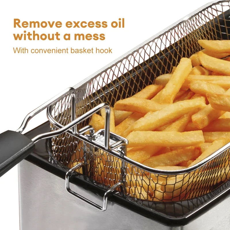 BALASHOV 2000W Electric Deep Fryer 4L – Adjustable Thermostat