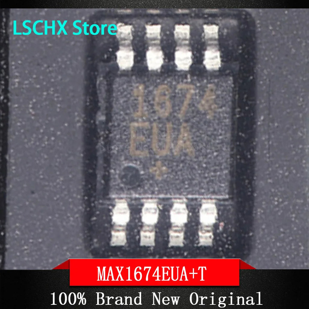10pcs MAX1674EUA+ MSOP-8 Boost DC-DC Converter IC 2V–5.5V