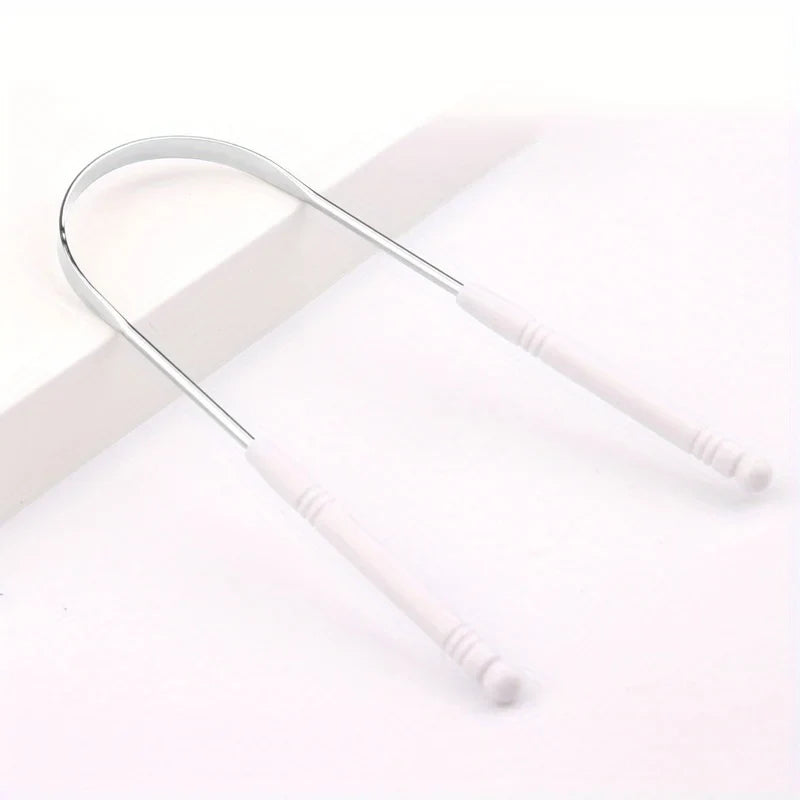 Stainless Steel Tongue Scraper & Cleaner | Oral Care Tool