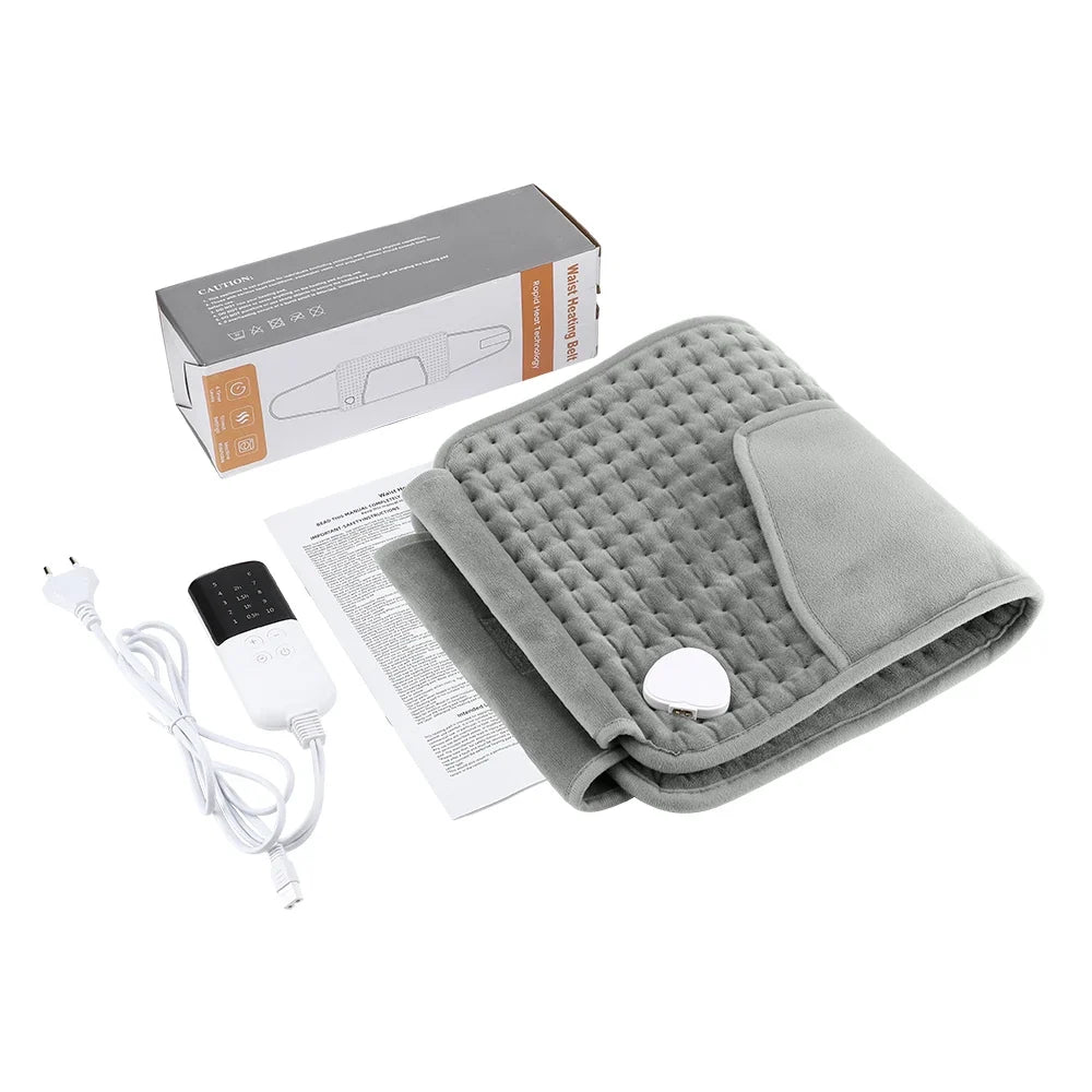 Electric Heated Waist Belt | 10-Level Temp Control & Hand Warmer
