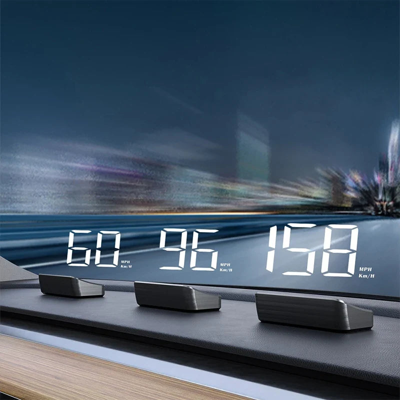 Car Speedometer HUD GPS Head Up Display Digital Speed Meter