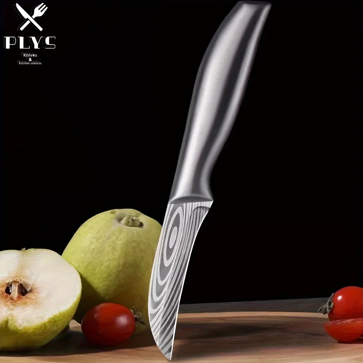 PLYS Curved Stainless Steel Fruit & Boning Knife | Paring Knife