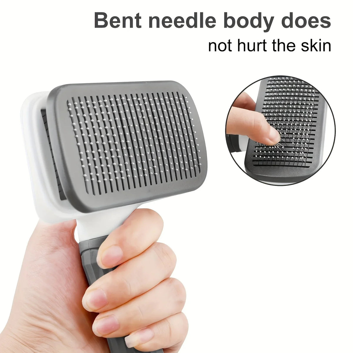 Self-Cleaning Pet Grooming Brush for Dogs & Cats