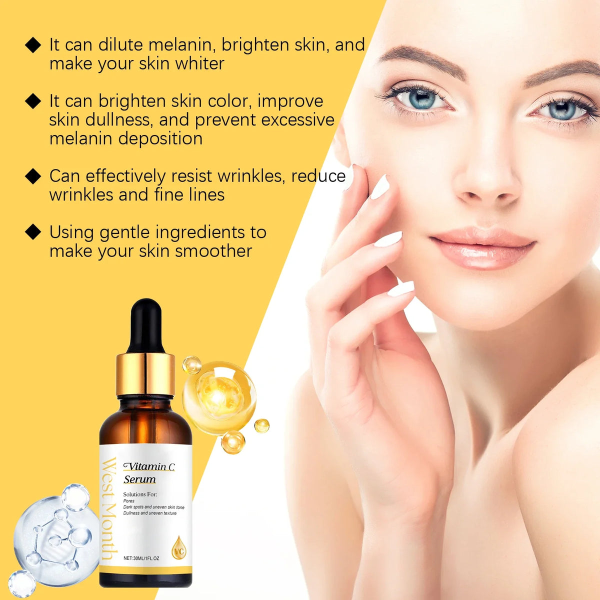 WEST MONTH Vitamin C Brightening Face Serum 30ml