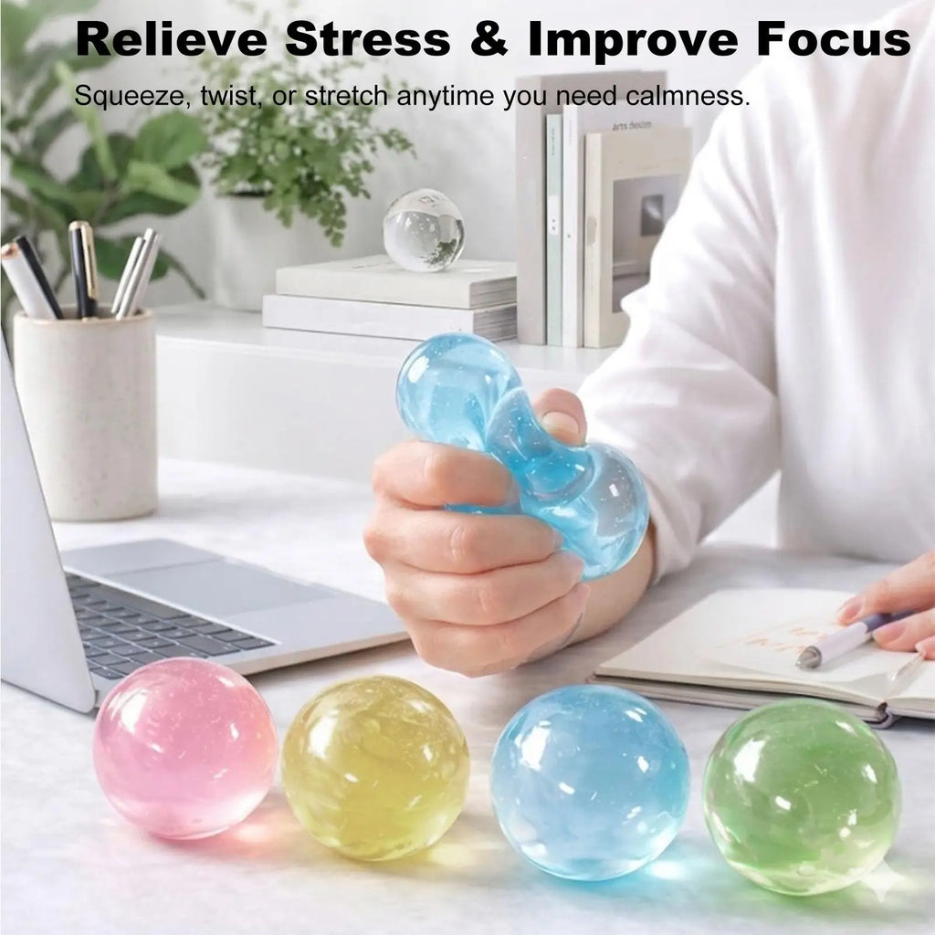 Slow Rising Jelly Squish Fidget Ball – Sensory Toy for All Ages