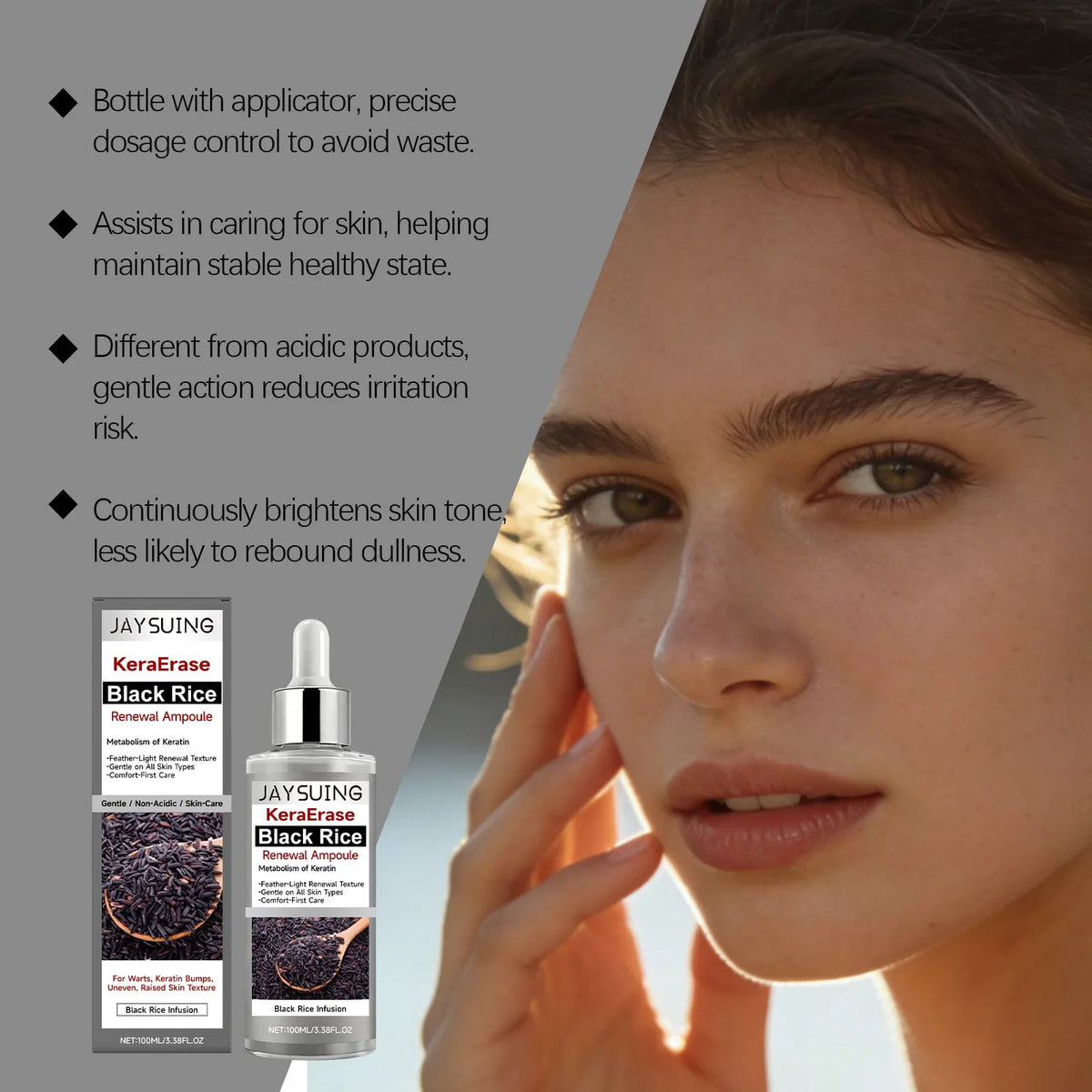 Black Rice Essence Facial Serum – Hydrating & Radiant Skin