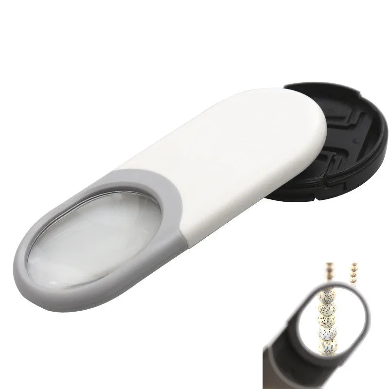 10X Mini Pocket Jewelry Loupe with LED Light | Pull-Type