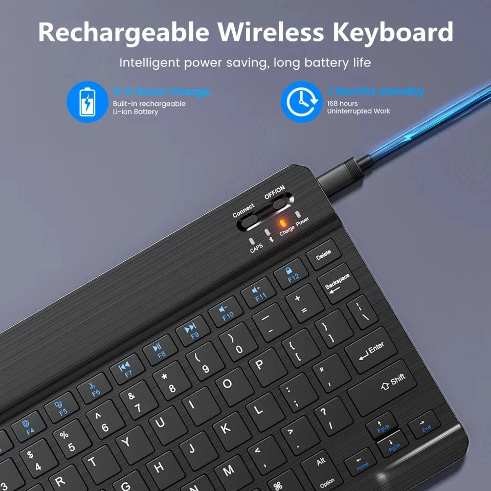 Mini Bluetooth Keyboard – Spanish French Russian Korean AZERTY