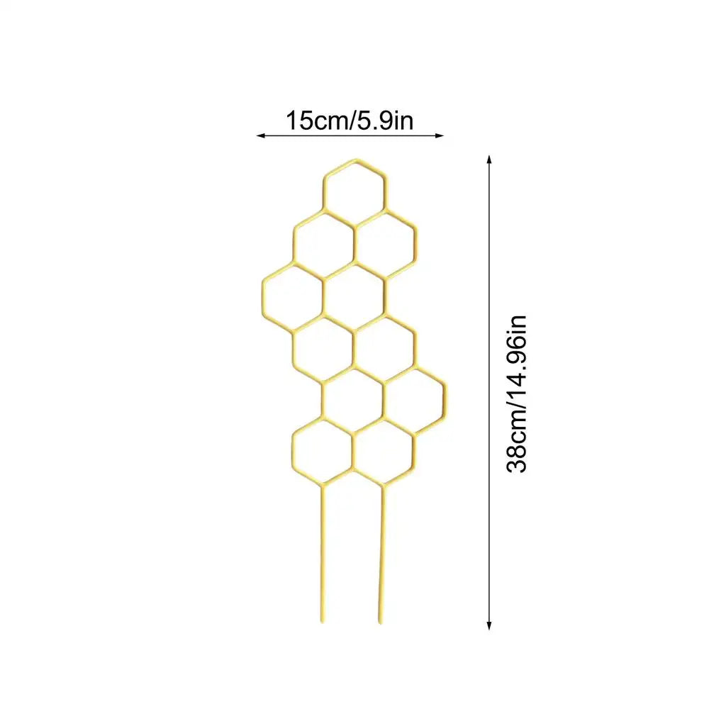 Rustproof Plastic Plant Trellis for Potted Vines & Flowers