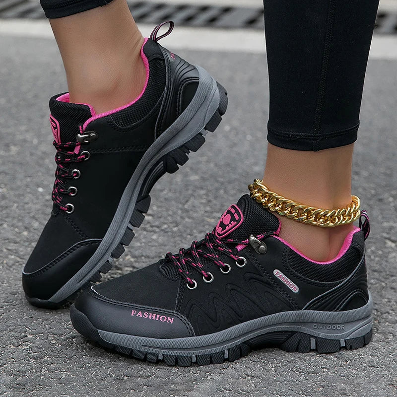 AZGB Women's Waterproof Hiking Shoes – Non-Slip Sneakers