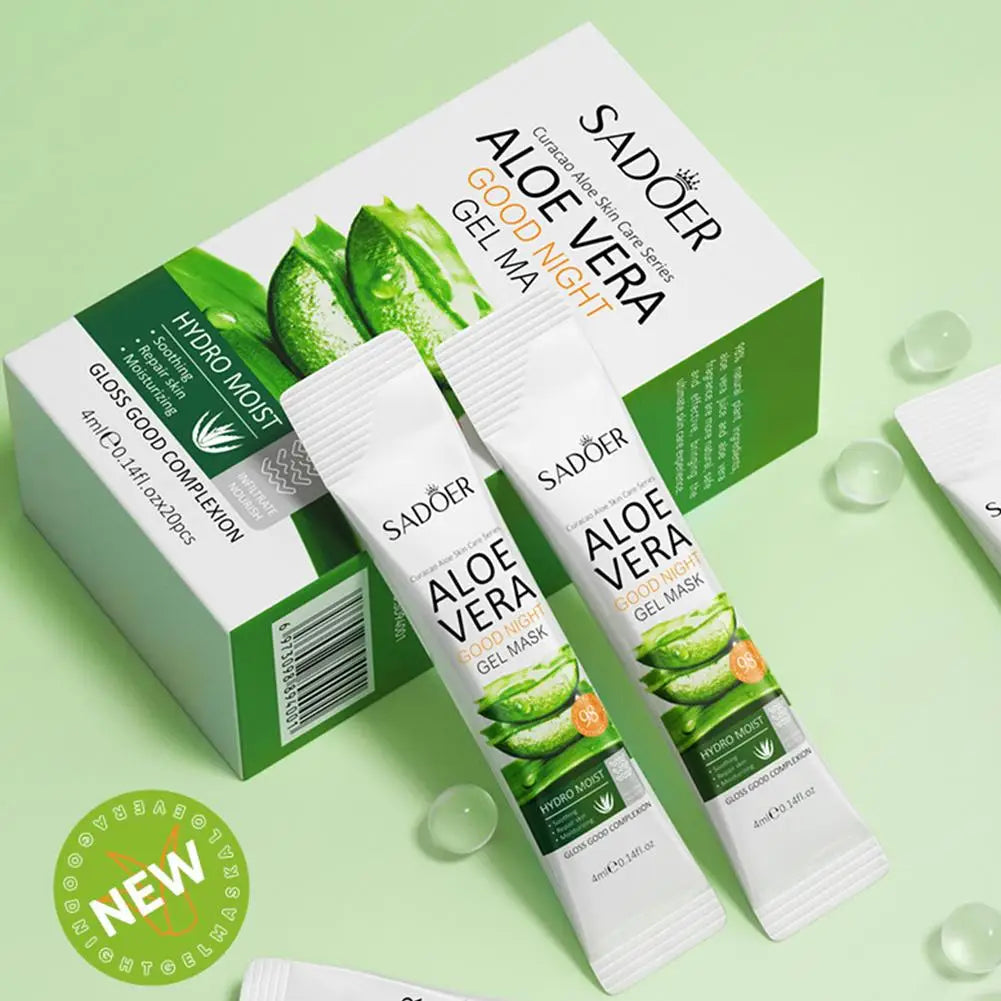 SADOER Aloe Vera Collagen Sleep Face Mask – 20pcs Box