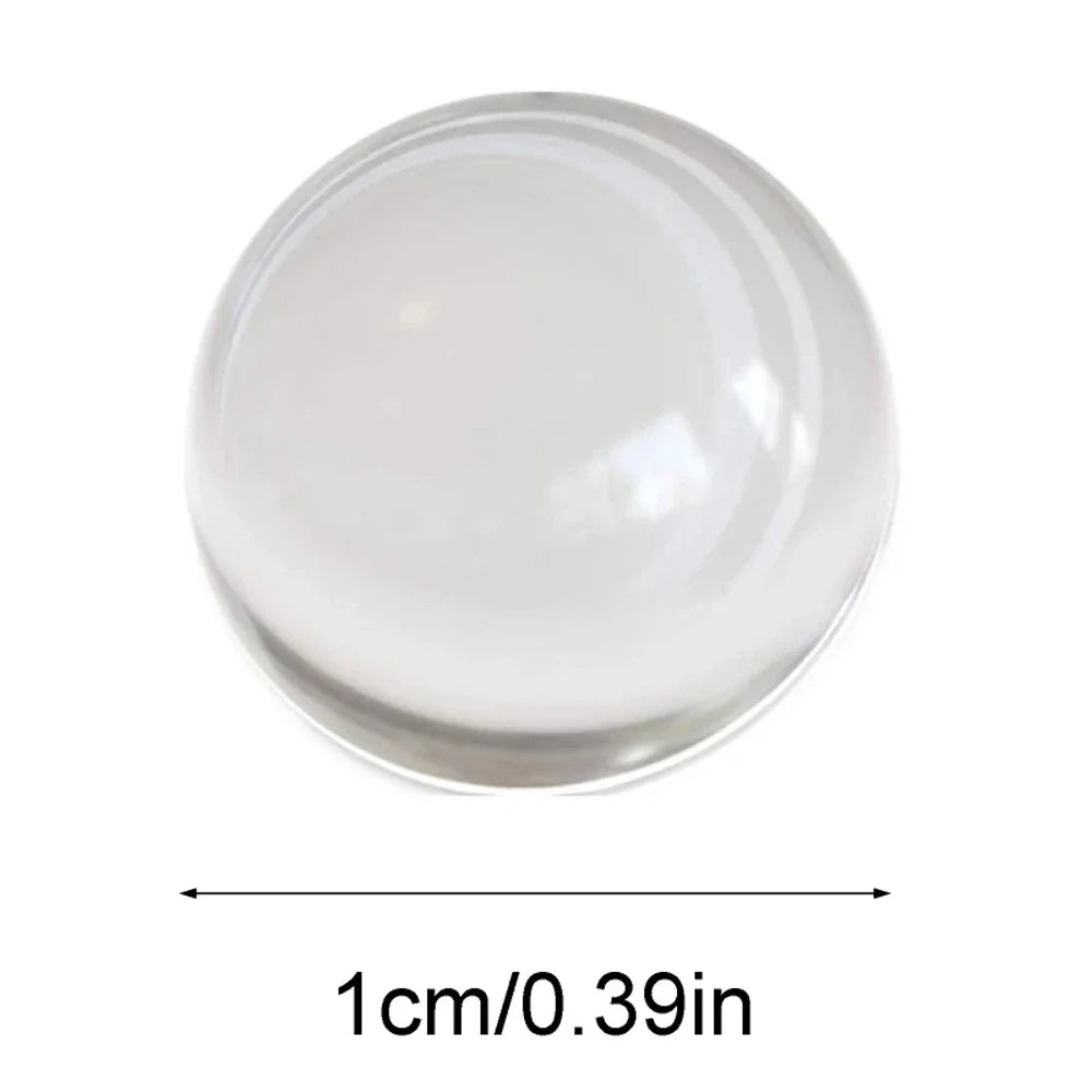 Clear Glass Marbles 20-Pack | 10mm 14mm 16mm Transparent Balls