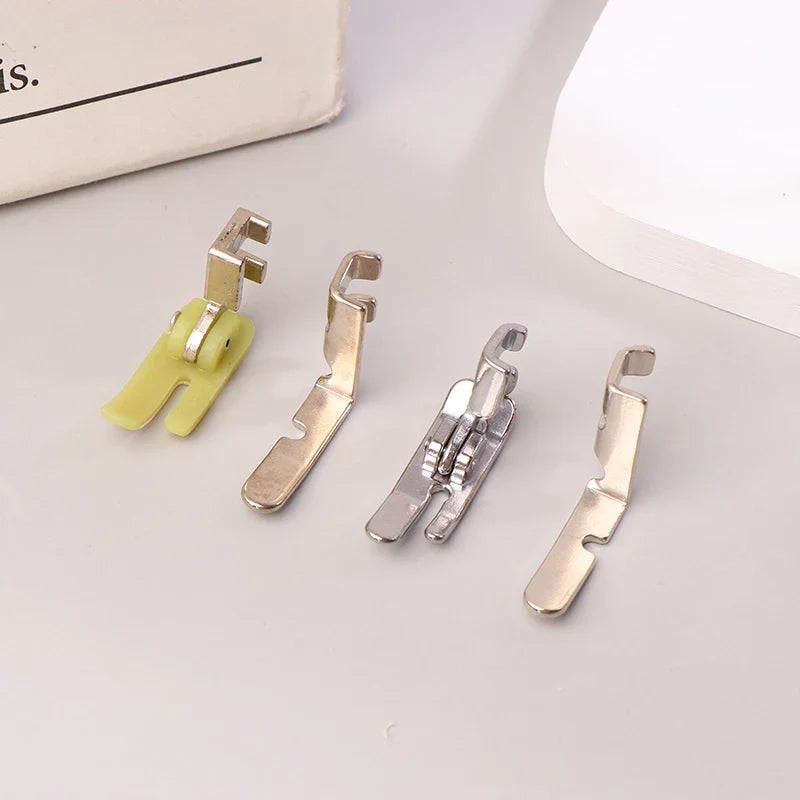4-Piece Zipper Presser Foot Set for Old Sewing Machines
