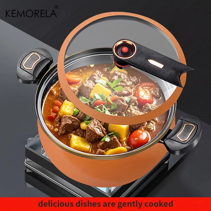 KEMORELA 7L Non-Stick Soup Pot 26cm – Induction & Gas Stove