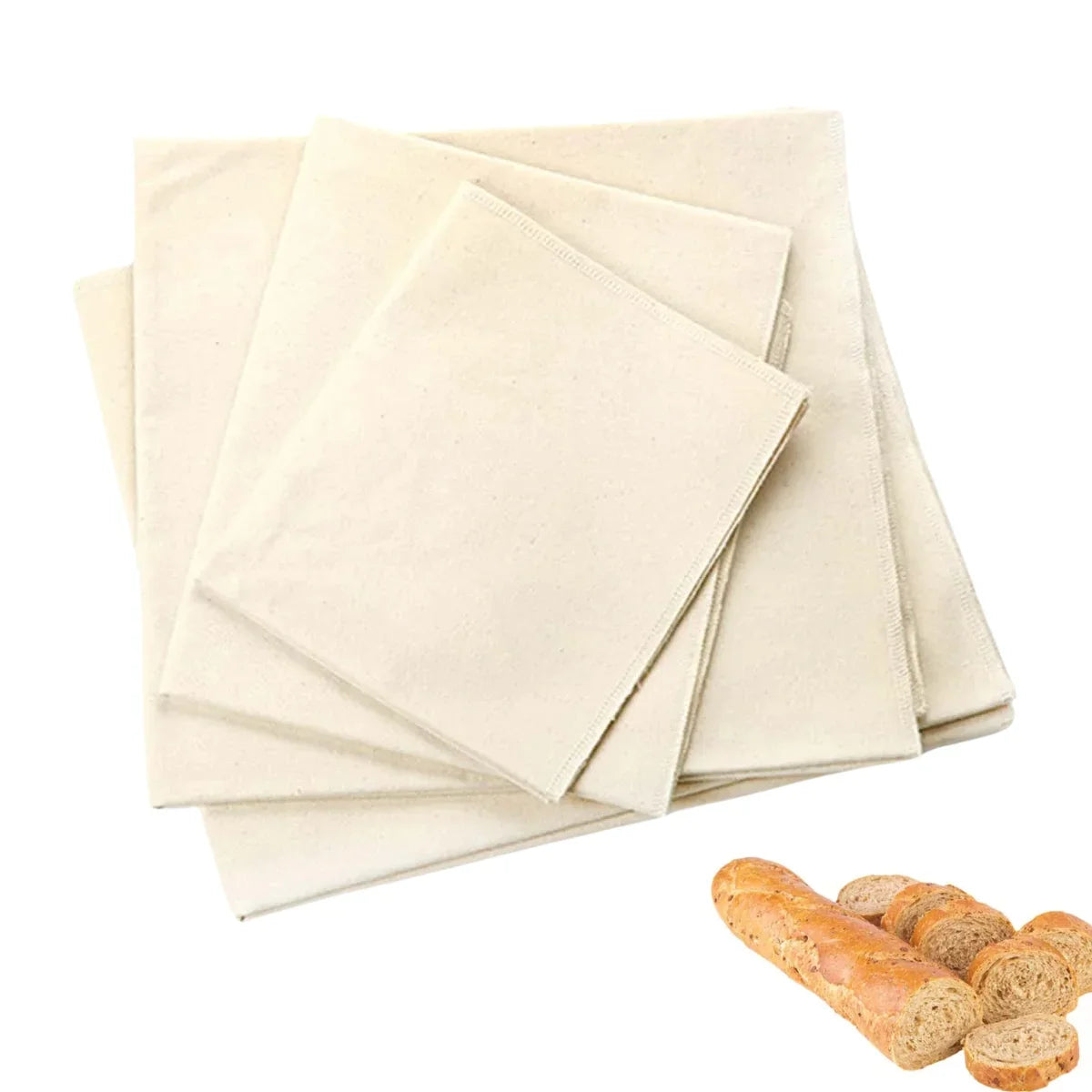 Natural Cotton Dough Proofing Cloth – Reusable Baker's Couche