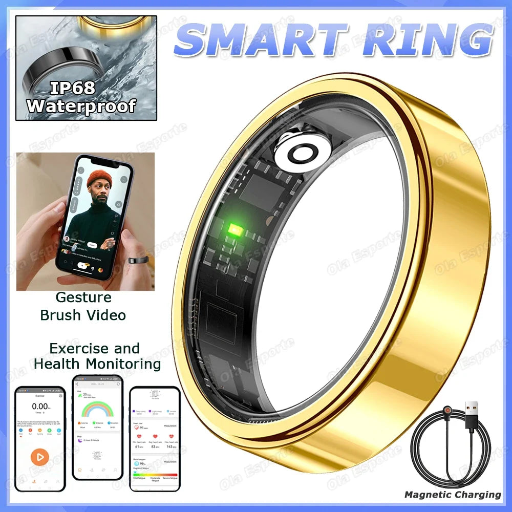 Smart Ring | Heart Rate, SpO₂ & Sleep Tracker | 5ATM