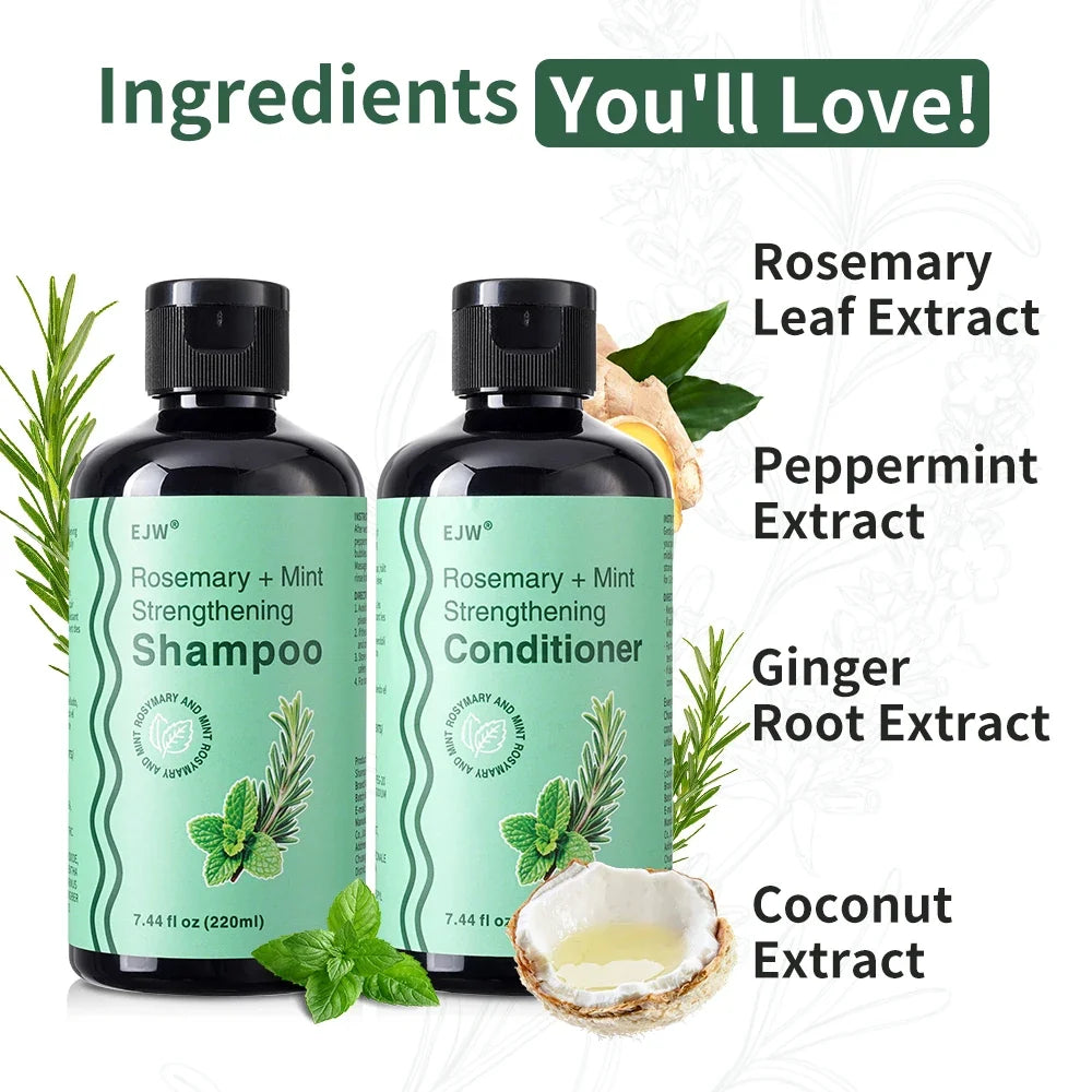 Rosemary Hair Care Set – Shampoo, Conditioner, Mask & Oil