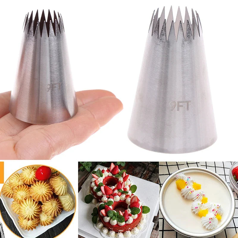 Stainless Steel Piping Nozzle – Cake & Ice Cream Icing Tip