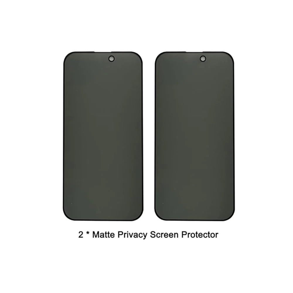 2-Pack Matte Privacy Screen Protector iPhone 17 6.3" Glass