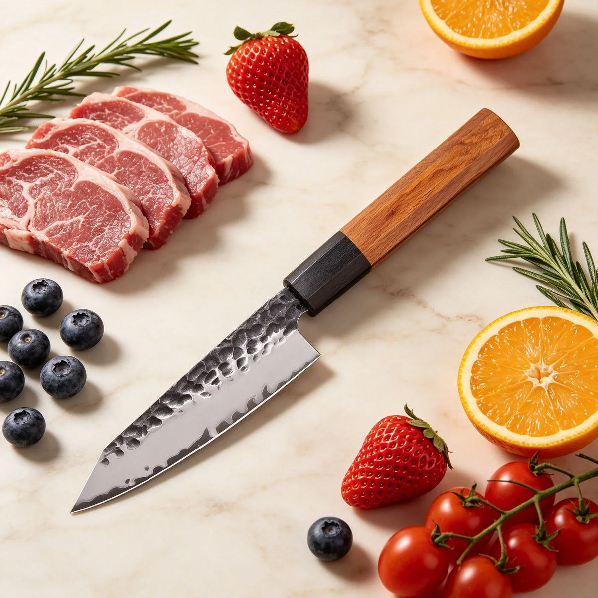 Handmade Forged 12" Kiritsuke Chef Knife – Stainless Steel