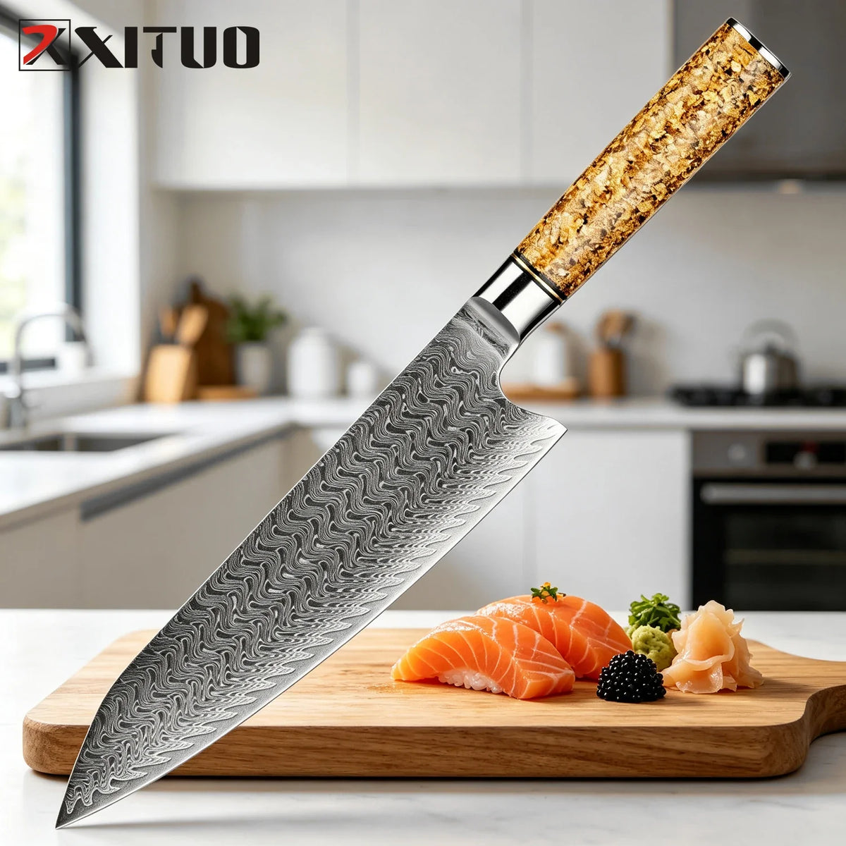 XITUO 8" Damascus Gyuto Chef Knife – 67-Layer Japanese Steel