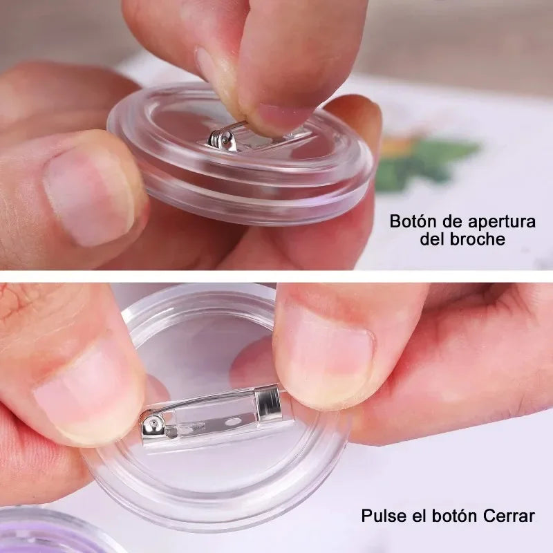 Round DIY Badge Making Kit – Custom Pin Buttons for Any Occasion