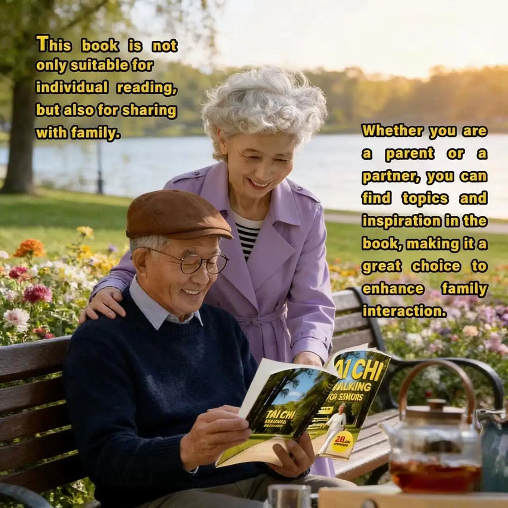 Tai Chi Walking Seniors Beginners English Spiral Bound 10 Mins Daily