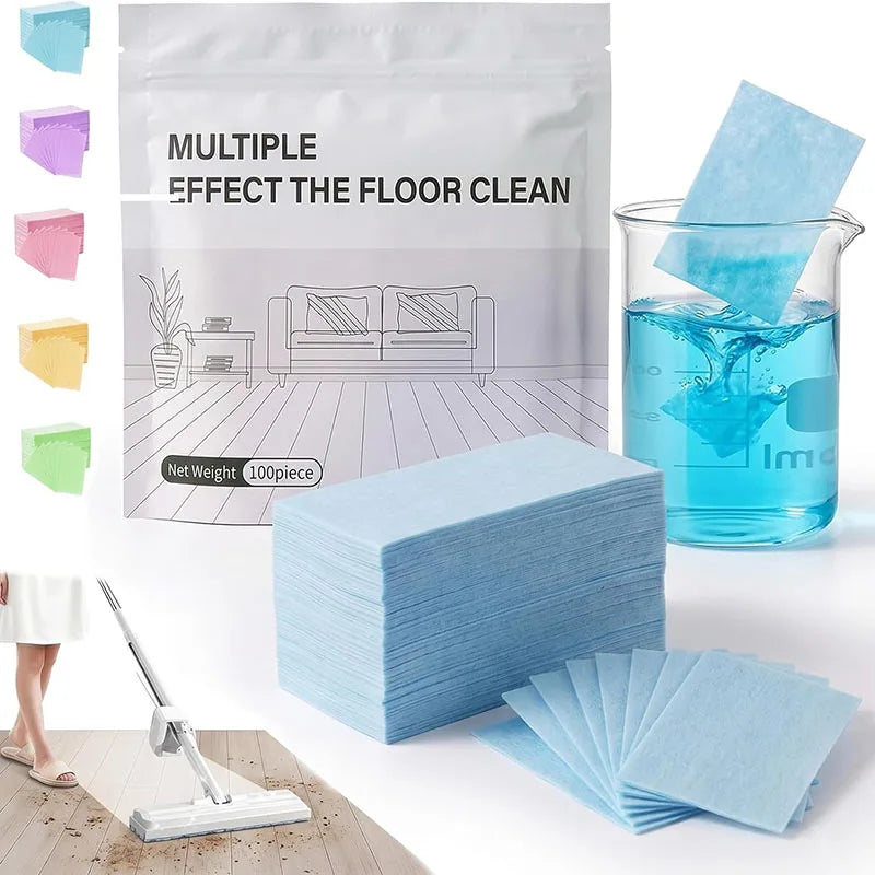 100-Pack Floor Cleaner Tablets – Multi-Surface, 5 Scents