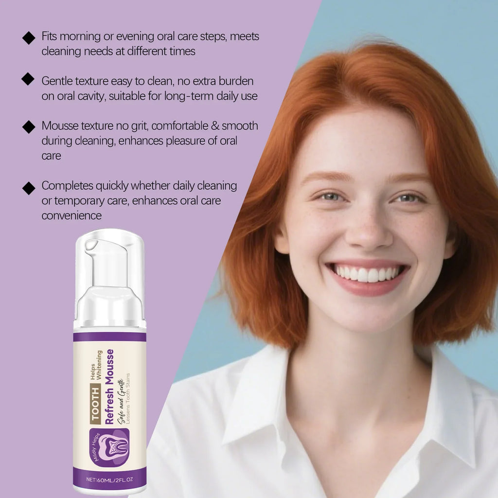 Tooth Freshening Mousse – Whitening & Fresh Breath Care 60ml