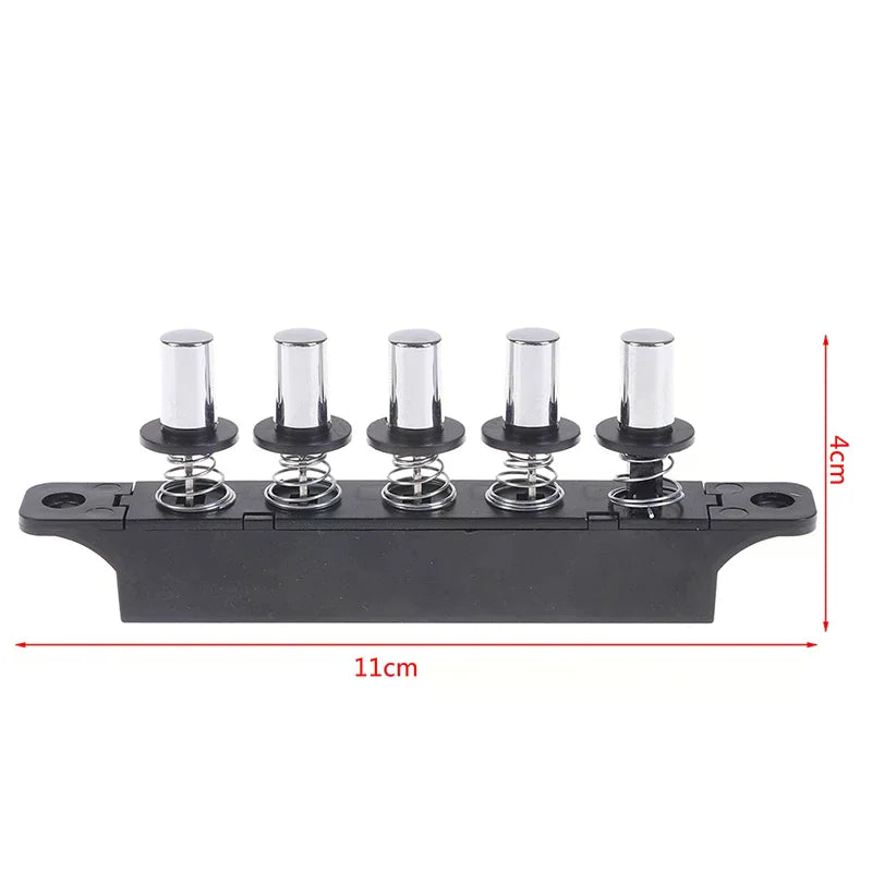 Silver Five-position Plug-in Button Switch Range Hood Kitchen
