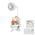 Funny Toilet Desktop Fan – USB Rechargeable Portable Desk Fan