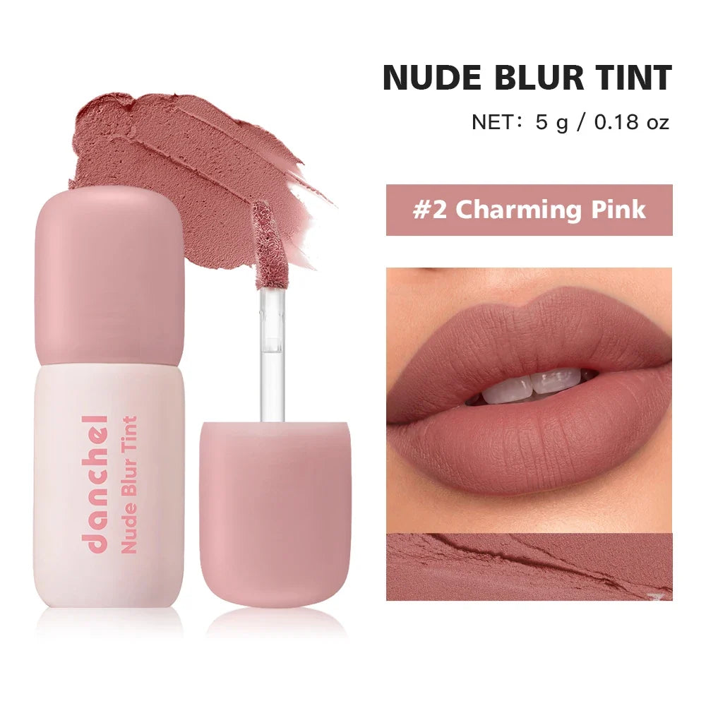 K-Beauty Nude Blur Tint 2-in-1 Lip & Cheek Stain – Light Apricot