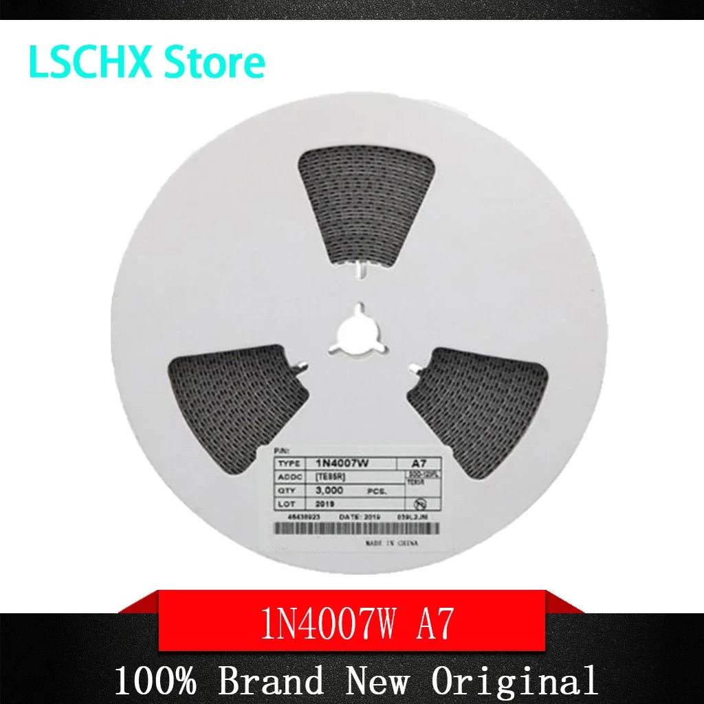 3000pcs 1N4007W A7 SOD-123 SMD Diode Bulk Pack | 1206