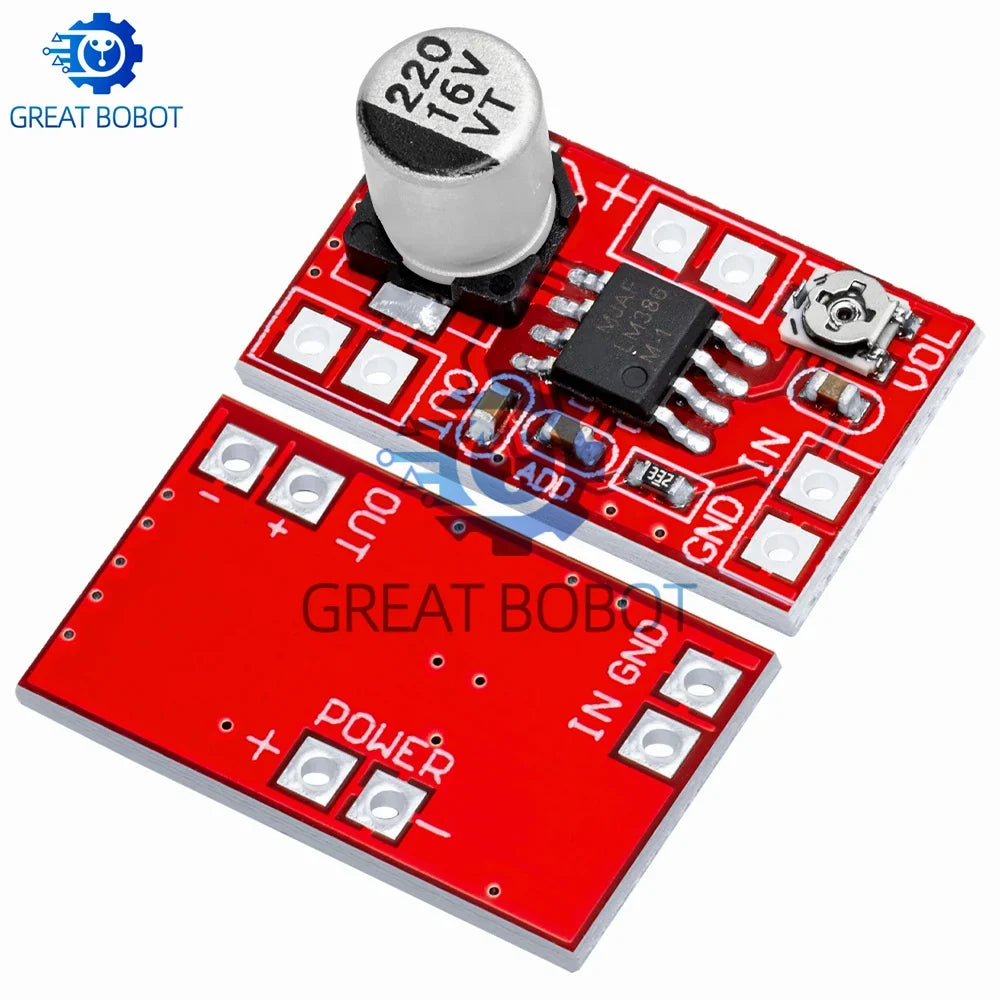 DC 5V–12V Electret Condenser Microphone Amplifier Board