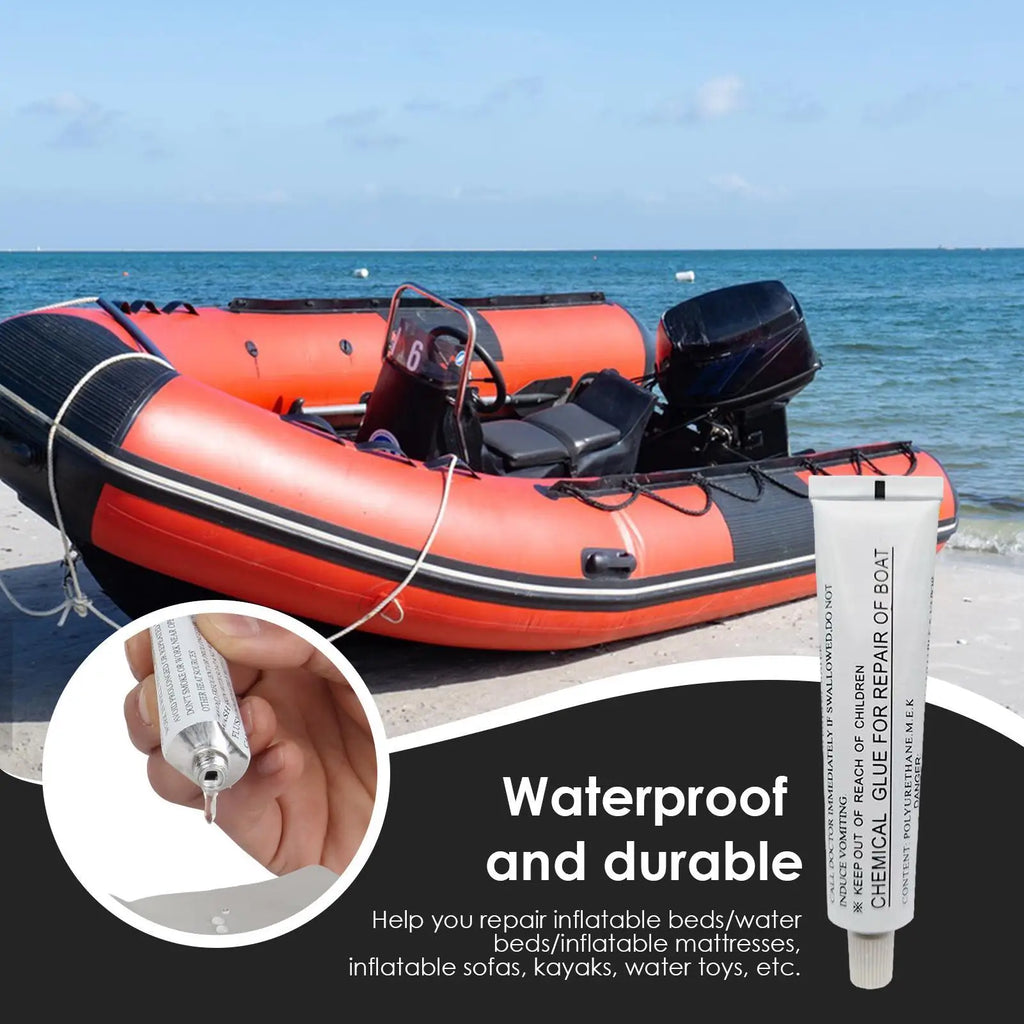 30ml PVC Inflatable Boat Repair Glue – Kayak, Raft & Air Bed