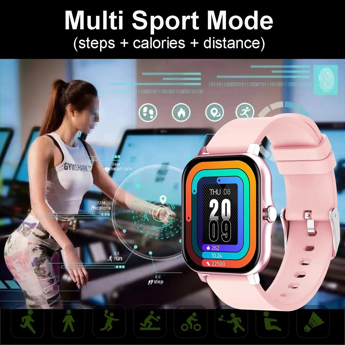 Ola Esporte Smart Watch – Bluetooth, Fitness & Sleep Tracker