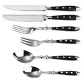 Stainless Steel Cutlery Set – Fork, Spoon & Steak Knife