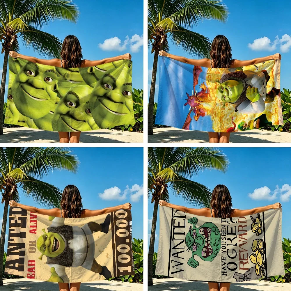 Funny Cute Quick-Dry Beach Towel | Gym Travel Camping Sports Towel