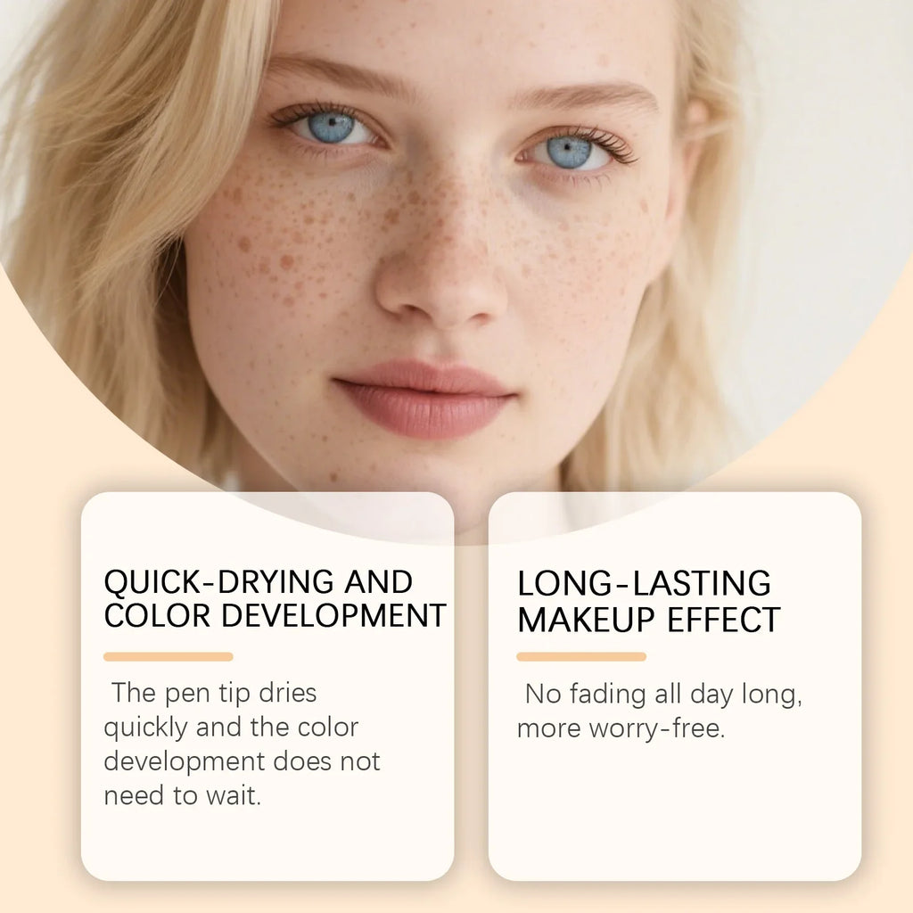Waterproof Faux Freckle Pen – Realistic Long-Lasting Stamp