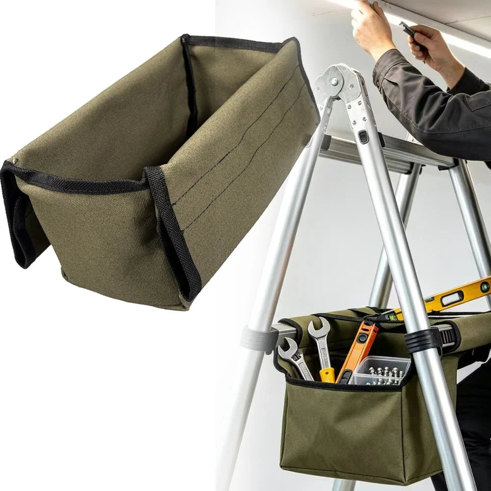 Canvas Ladder Tool Bag – Large Capacity A-Frame Organizer